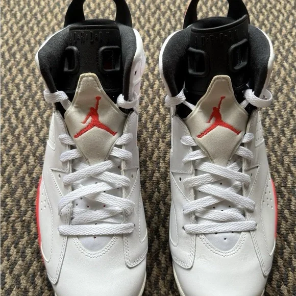 Jordan 6 Retro White Infrared 2014 sz 10.5 - Picture 3 of 11